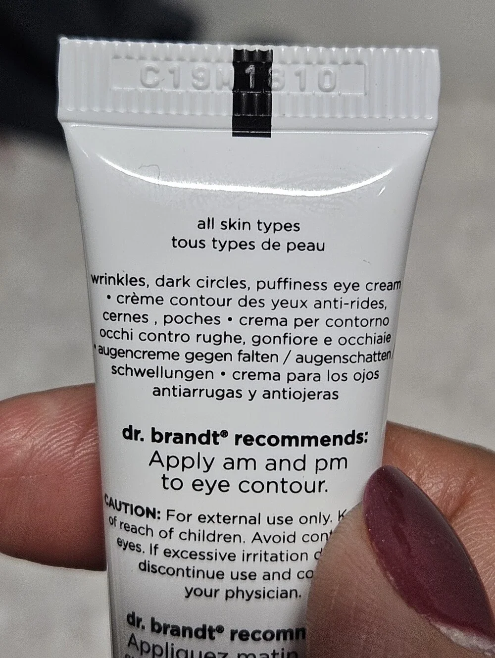 Dr Brandt Do Not Age Triple Peptide Eye Cream Dark Circles Wrinkles Puffiness